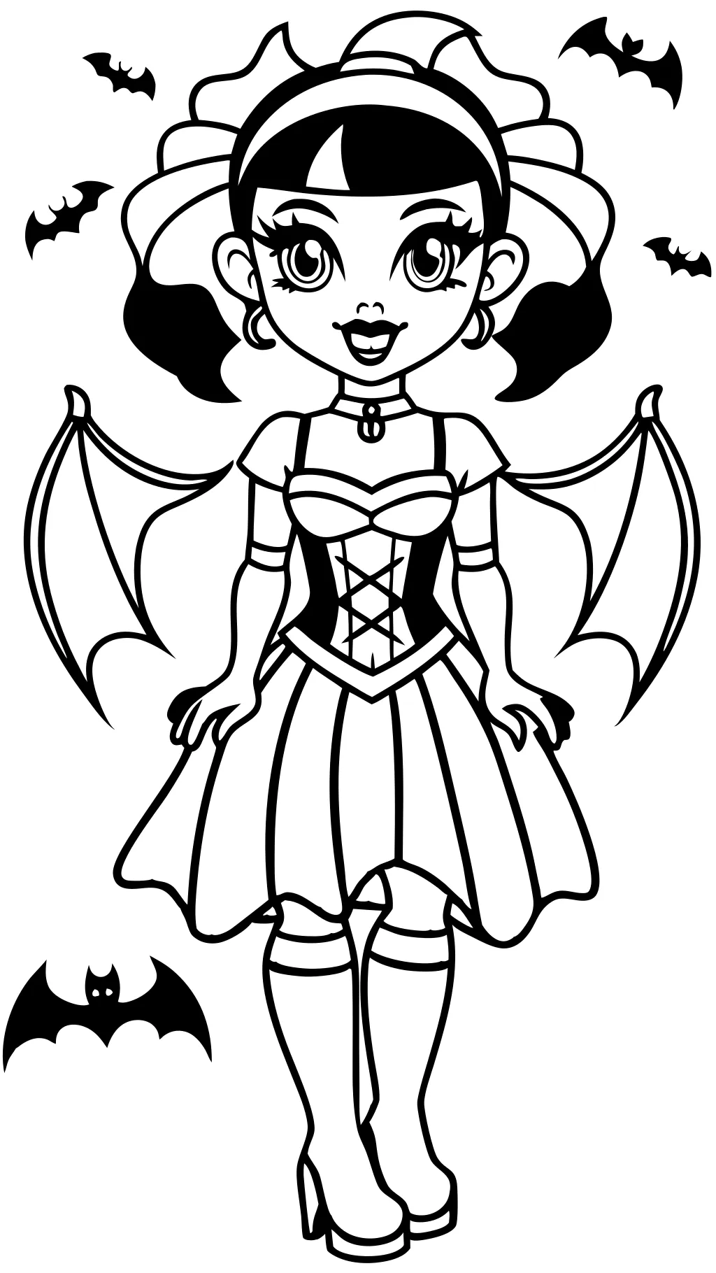 monster high coloring pages draculaura